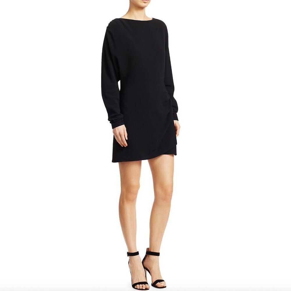 ALC - Greer LBD Dolman Dress in Japanese Triacetate, sz 6 EUC - Picture 8 of 14